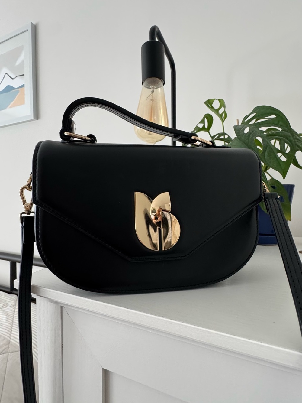 Ba&sh sign noir handbag